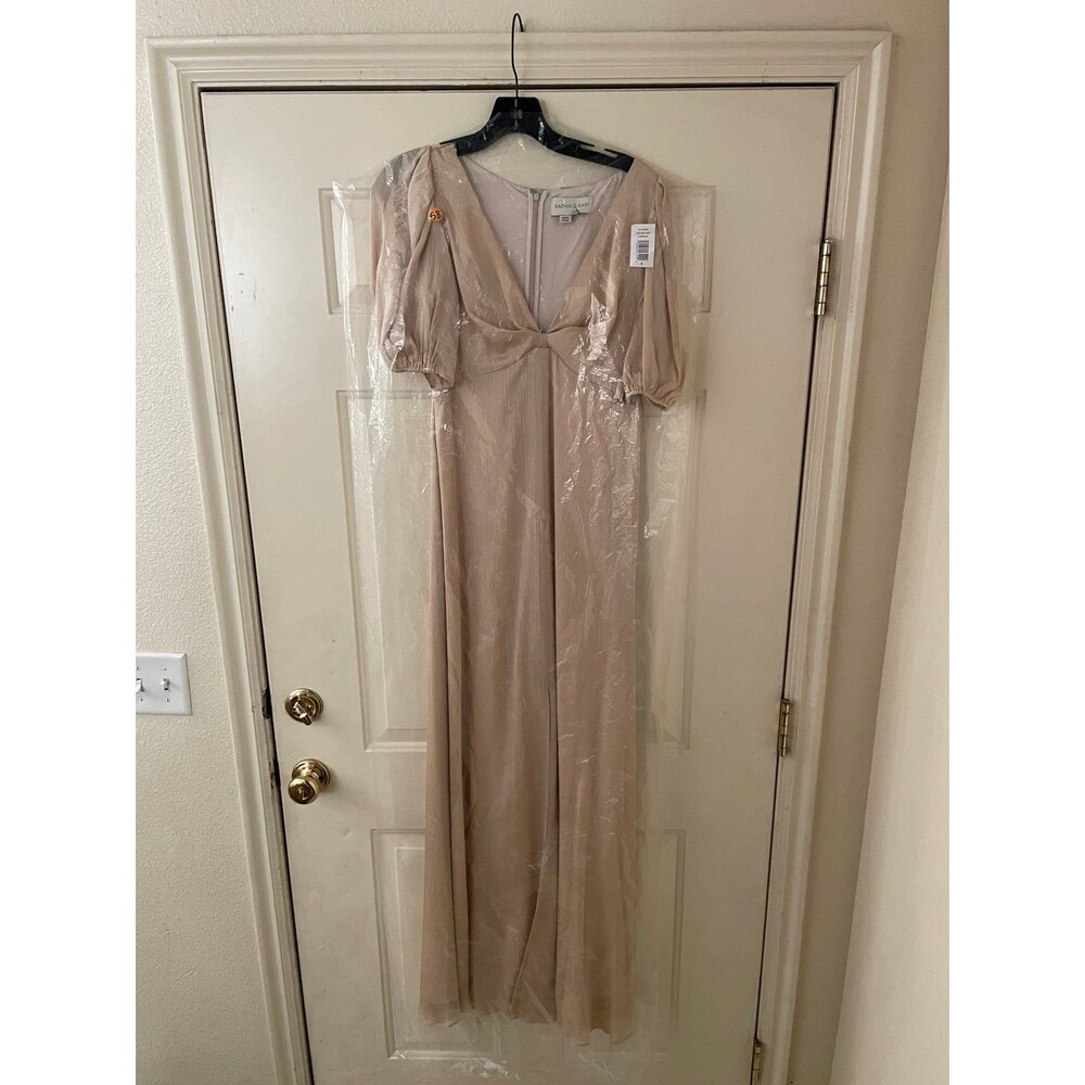 Sachin & Babi Tan Dress | NWT | Elegant Midi Dress | Size 4